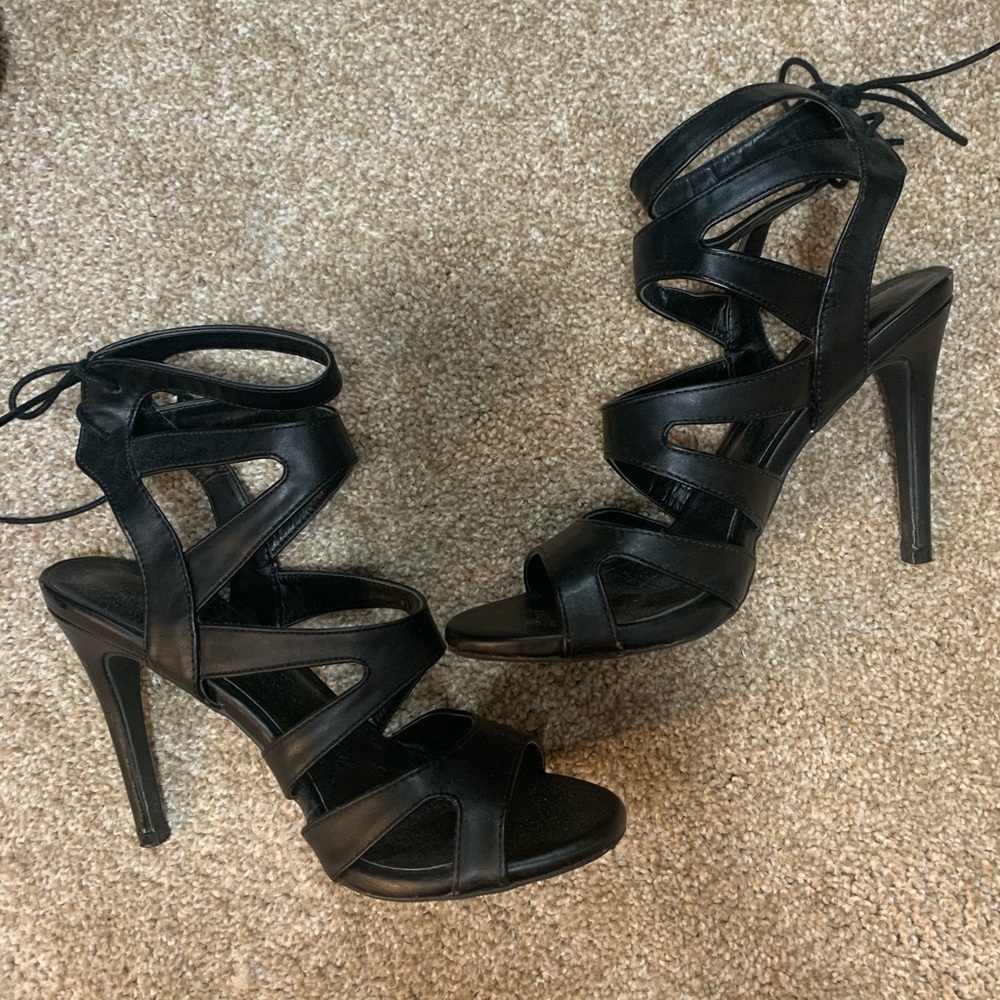 Wild Diva Strappy High Heel Sandals